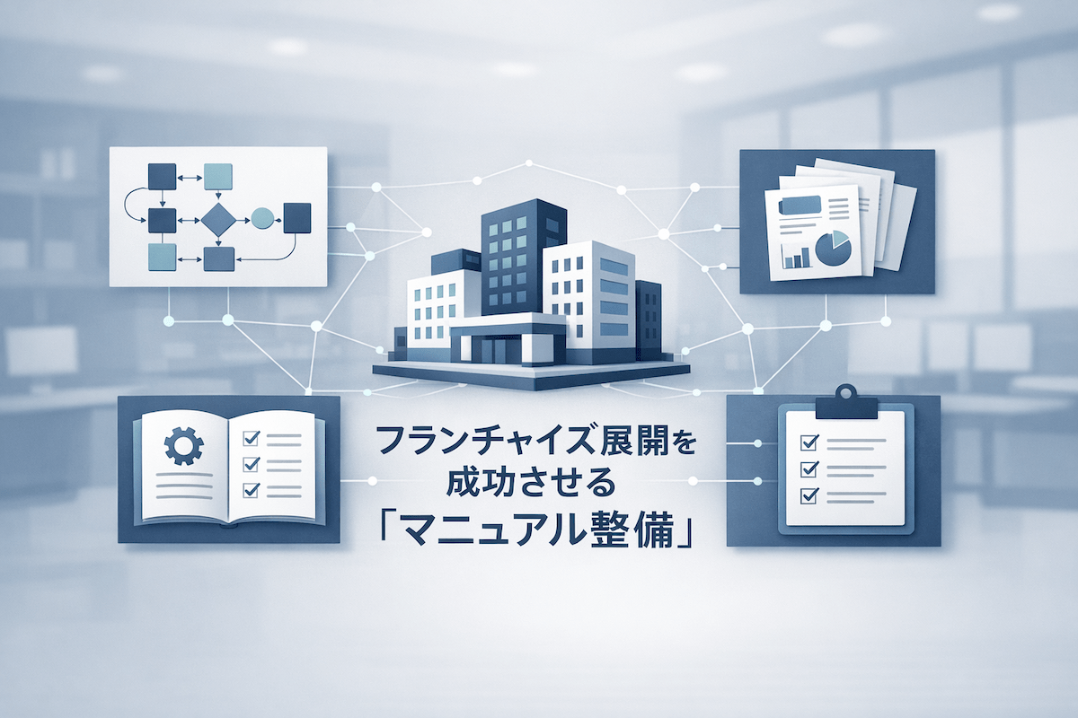フランチャイズ展開を成功させる「マニュアル整備」：AI時代の本部戦略